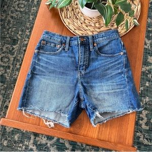 Madewell High Rise Denim Short Size 25